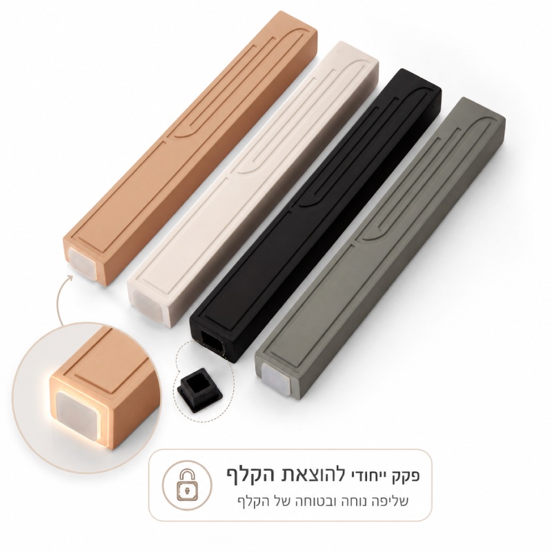 בית מזוזה מבטון מעוצב עם פתח תחתון במבחר צבעים